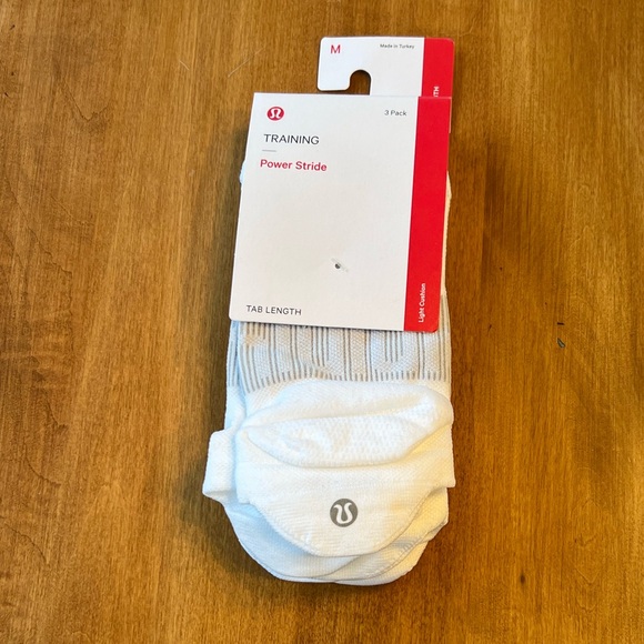 lululemon athletica Accessories - Lululemon Power Stride Socks 3-Pack White